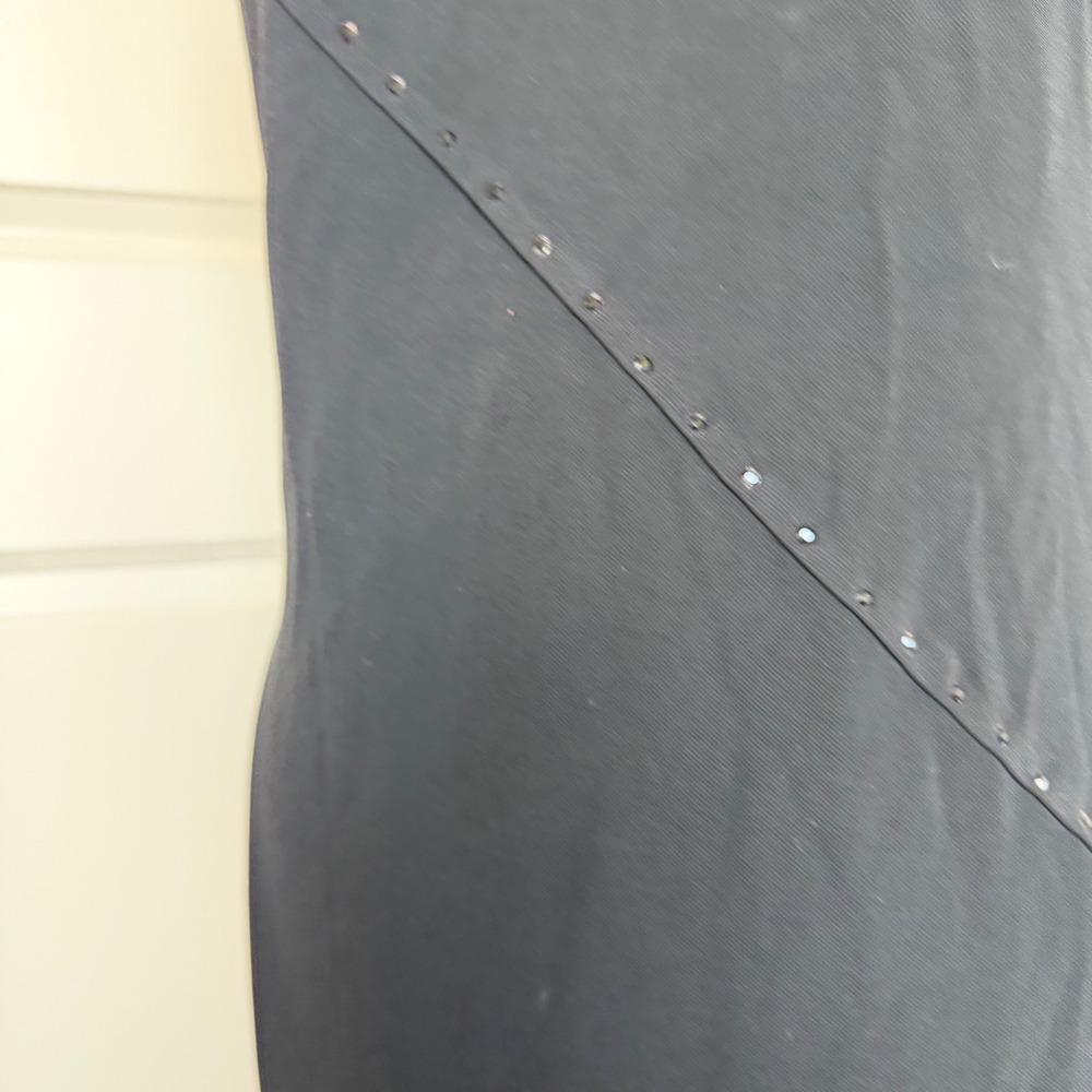 Vintage 90s Slit Front Embellished Maxi Dress - Picture 6 of 8